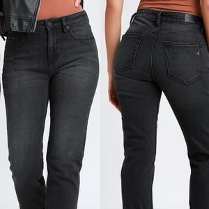 HIDDEN - Tracey Washed Black High Rise Straight Leg Jeans - NWT